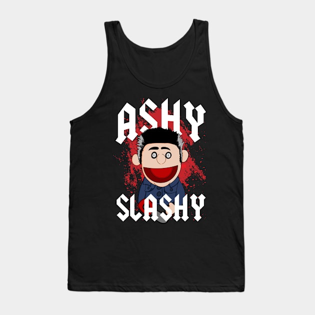 Ashy Slashy Tank Top by Meta Cortex